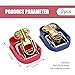 DACIRTY Battery Terminal Connector, Flame Retardant PC Shell Positive and Negative Power Switch Quick Coupling Terminals, Repair Replacement Parts, Suitable for Most Cars (Red & Blue)