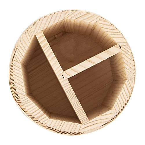 COLLECTOR Wooden barrel-shaped kitchen organizer Utensil Crocks - Burned, Natural Light Wooden - Image 2