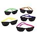 Adorox 12 Pack 80's Style Neon Party Sunglasses Kids Colorful Party Favor Set Birthday Aviators