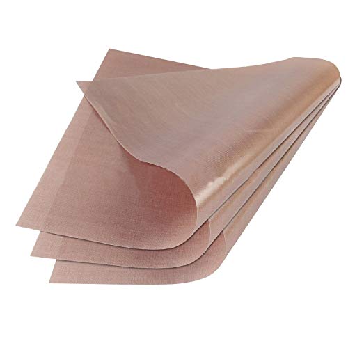 JIHUOO 4 Pièces 40 x 30 cm Réutilisables Papier de Cuisson Feuille de Téflon Feuilles de Cuisson Tapis de Cuisson