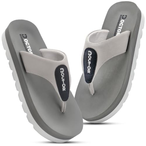 DOCTOR HEALTH SUPER SOFT Women's Black Flip Flops | Soft Cushione...