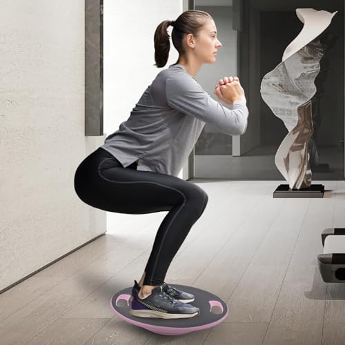 Wobble Balance Board with 15.5" No-Skid Surface for Core Trainer Physical Therapy, Home Office Exercise Balance Board for Woman & Man - Image 3