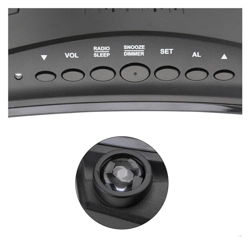 Reloj Proyección USB Radio FM digital LED con función posponer 3