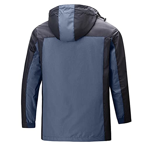 Veste à manches longues pour homme dotée d'une capuche amovible et d'une fermeture éclair fluide