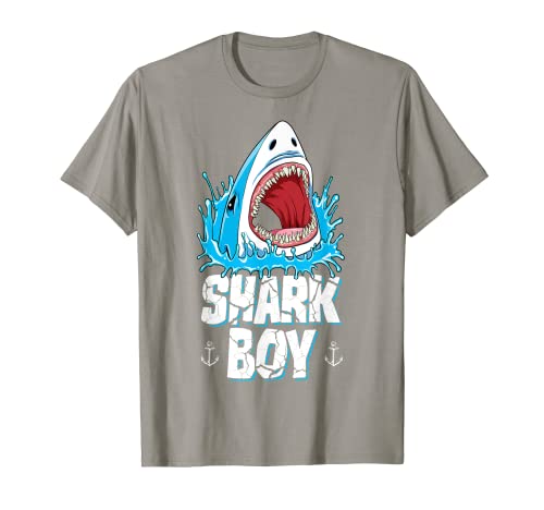 Shark Boy T Shirt Family Matching Uomini Ragazzi Ragazzi Ragazzi Regalo Maschio Maglietta