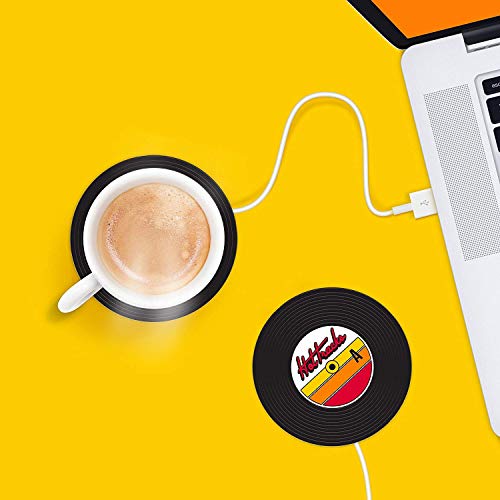 USB Tassenwärmer Mustard – Hot Tracks Becherwärmer für Getränke