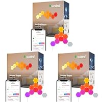 Nanoleaf – Nanoleaf Shapes Hexagon Starter Kit,9 Smarten LED Panels RGB