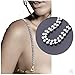 JHTY Rhinestone Strap Invisible Anti-Skid Strap Flashing sparse Double Row Strap