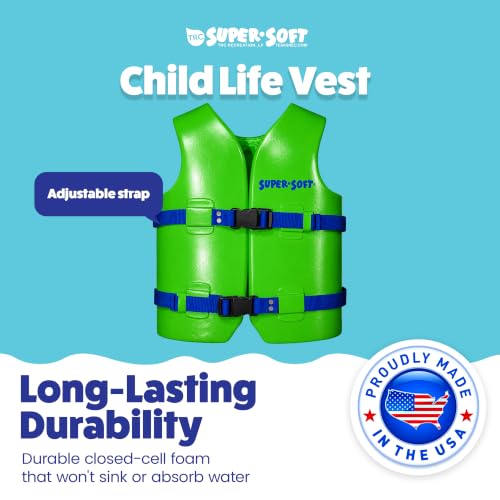 TRC Recreation Super Soft Child Size Medium Life Jacket, USCG-Approved - image 3