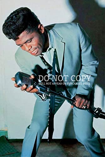 Photo James Brown 27,9x43,2 cm poster concert rock soul