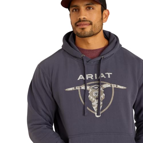 ARIAT mens Southwestern Longhorn Hoodie4