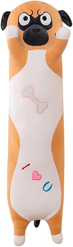 Shar-Pei - Animales de peluche largos para perros de 24.8 pulgadas, juguetes de peluche para cachorros, súper suaves, almohada para abrazar, regalo