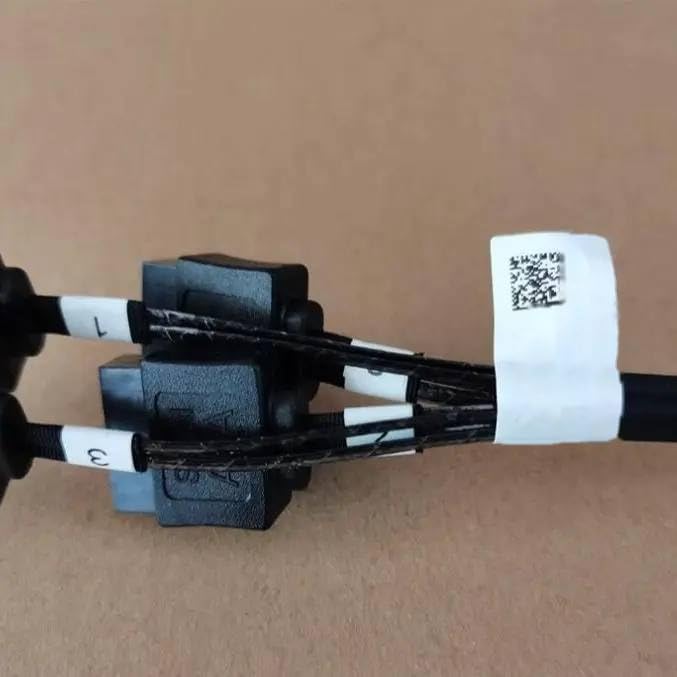 Per Precision T5820 T7820 Mini SAS SFF-8643 a 4 SATA 7pin HDD Hard Drive Server Raid Cable K0WKF 0K0WKF
