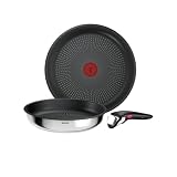 Tefal Ingenio Comfort Max 3-tlg. Pfannen-Set, stapelbar, platzsparend