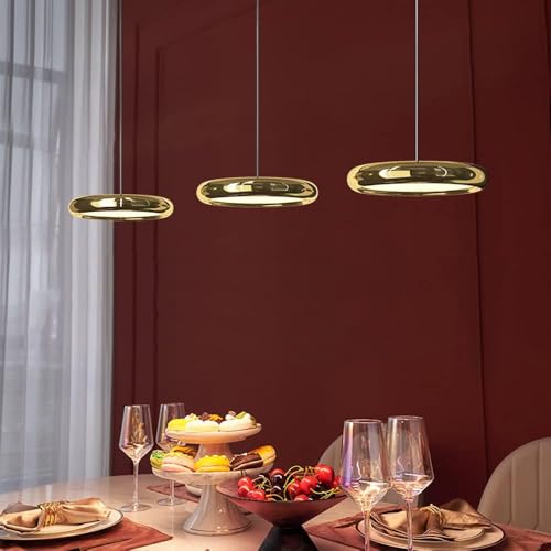 Suspension LED cuisine argentée 20cm design postmoderne - 5