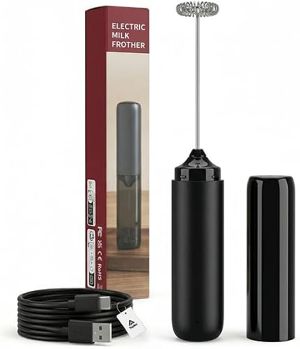 Electric Milk Frother Stick, Portable Handheld Coffee Foam Maker