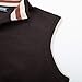 PJ PAUL JONES Mens Sweater Vest Casual Quarter Zip Knitted Vest Sweater Regular Fit Pullover Knitwear Coffee M