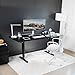 VIVO Electric 71 x 30 inch Stand Up Desk, Height Adjustable, Black Top Black Frame, DESK-KIT-0B7B