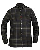  HART Hemd Cervino Braun/Oliv kariert L