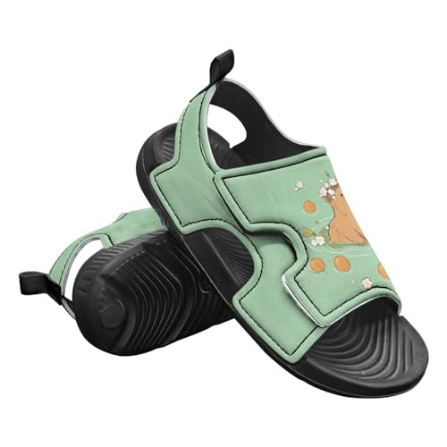 Boys Flame Sandals Kids Open Toe Outdoor Hiking Sandals Lightweight Athletic Beach Water Sport Shoes Adjustable2