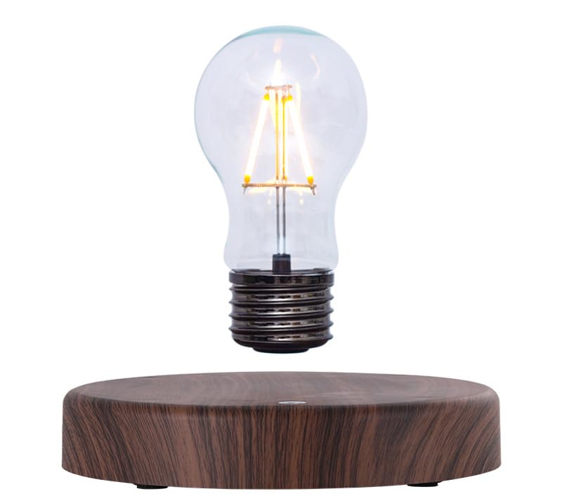 Amazon.co.jp: 電球を浮遊させる 回転するLED電球ランプを浮遊させる