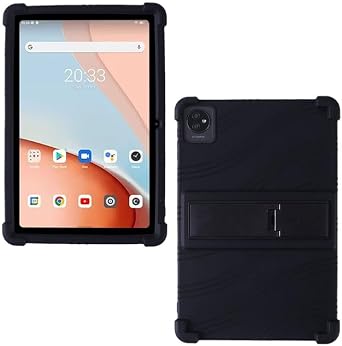 Case for Blackview Tab 70 WiFi - Soft Silicone Shockproof Adjustable Stand Rubber Shell Protective Cover for Blackview Tab 70 WiFi Tablet 10.1 inch