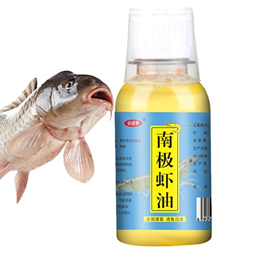 Harrod Shrimp Scent Fish Attractant - Antarctic Shrimp Fish Attractant Oil - 100Ml Antarctic Shrimp Sauce, Squid Flavor Soft Lure Accessory Oil Scents #TOP8