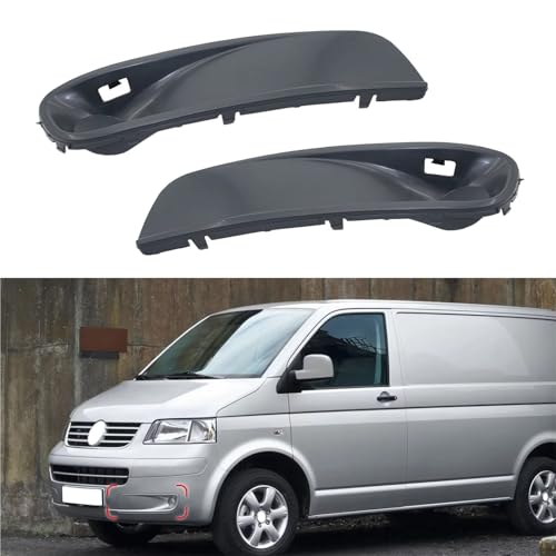 Cubierta de parrilla VW T5 2003-2010 para parachoques delantero sin agujero de antiniebla 5