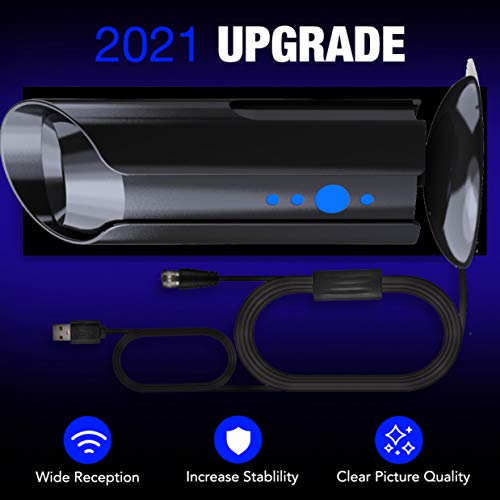 [2023 Release] Antier 450+ Miles Range Indoor Tv Antenna – Hdtv Antennas Are 8K 4K Full Hd Compatible, With Best Powerful Amplifier And Signal Booster, 26Ft Coaxial Cable For Smart & Older Tvs #TOP2