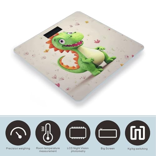 Báscula Digital para Baño con Diseño de Dinosaurio miniatura 3