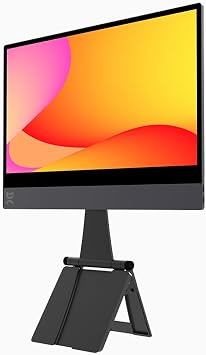 اسبريسو يعرض 15 + حامل مغناطيسي مريح + | شاشة محمولة فاخرة للغاية بدقة 1080 بكسل مع اتصال USB-C وإعداد مريح للعمل والسفر والتوافق مع الأجهزة المتعددة