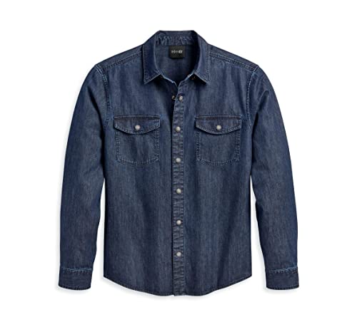 AMERI UPSIDE DOWN DENIM SHIRT デニム シャツ UPSIDE DOWN DENIM