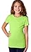 Next Level Youth Princess CVC T-Shirt L NEON HTHR GREEN