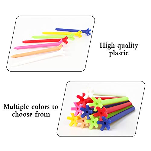 Jubaopen-200PCS-Tees-de-Golf-Cojin-de-Golf-Accesorios-de-Golf-tee-Golf-Tees-Plastico-Tees-de-Golf-Duraderos-tee-de-Golf-de-Plastico-Friccion-Cero-Tees-de-Golf-Profesionales-Irrompible70mm-7Colores