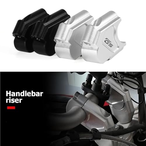 Abrazadera elevadora de manillar con ajuste de altura para moto 2