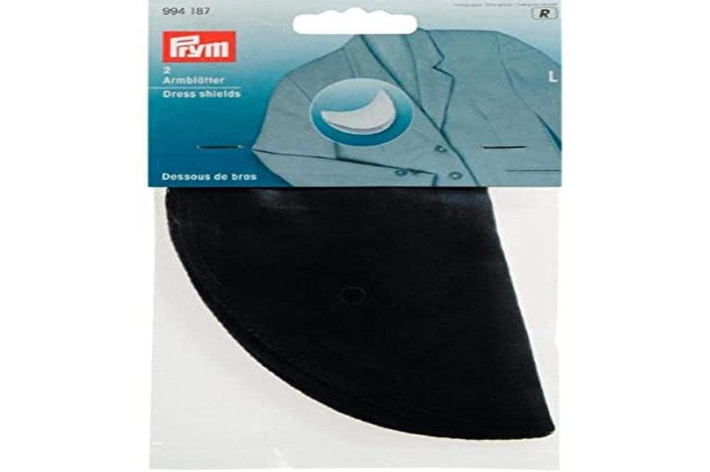 Prym - Cotton Black (Size L) Dress Shields - 2 Pieces