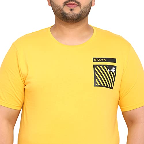 Image of Urbano Plus Men's Graphic Printed Half Sleeve Regular Fit Cotton T-Shirt