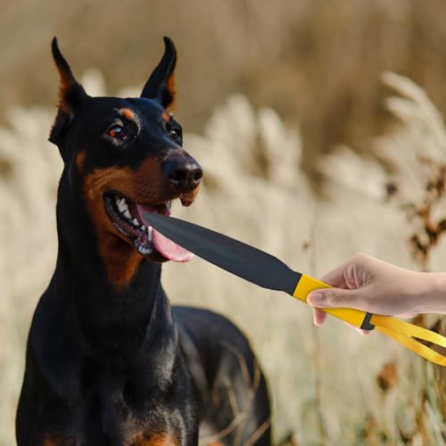 Jouet à mâcher pour chiens destructeurs : la solution jaune pour pitbull - 7