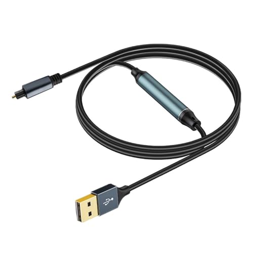 Cable de sonido óptico digital USB para transformar el audio de tu televisión o PC en PCM
