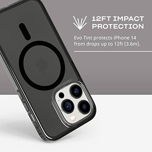 Coque iPhone 14 Pro MagSafe tech21 Evo Tint teintée noire