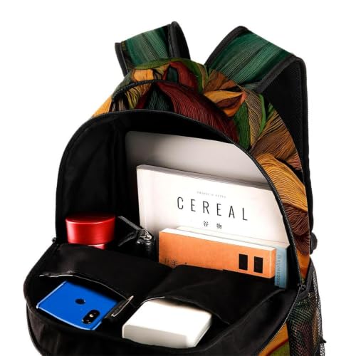 Mochila para laptop acolchada con espacio ergonómico multicolor 9 4