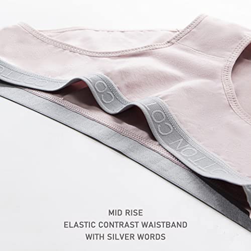 Kiench Teens Underwear Cotton Big Girls' Hipster Panties Tag Free 6-Pack3