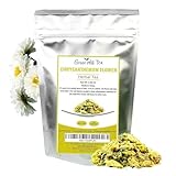 Green Hill Tea Chrysanthemum Flower – Premium Dried Chrysanthemum for Tea - Chinese Herbal Tea - Caffeine-Free, Gluten-Free, Vegan - Rich in Antioxidants 2 oz bag