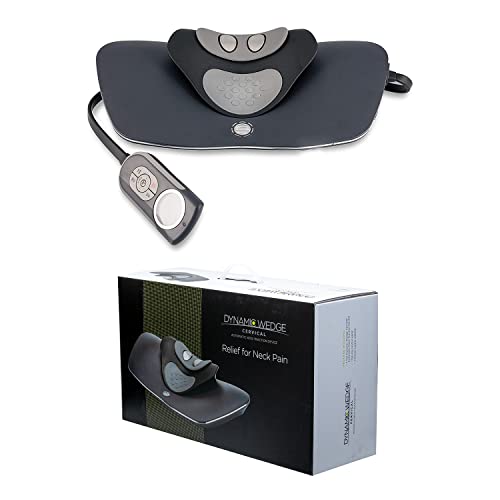 Image of Neck Traction with Heat by Dynamic Wedge Cervical - Automatic Device, Multi-Function Programs, Adjustable Temperature - Neck Pain Relief, Stretcher