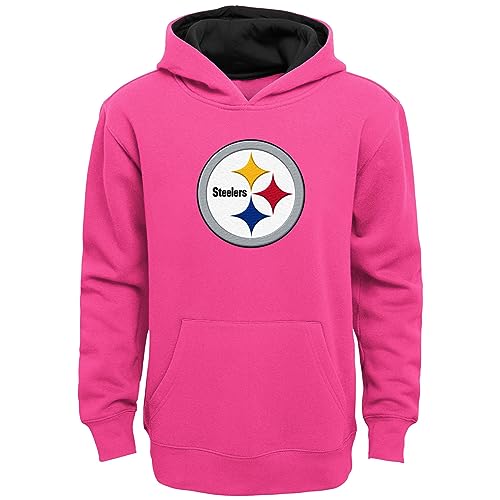 Outerstuff Girls Youth Pink Pittsburgh Steelers Prime Hoodie