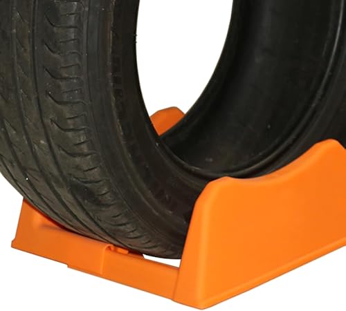 KIJyfgTR Oranges Reifenlagerregal aus Kunststoff, kleines Reifenlagerregal for Saisonreifen/Wohnwagenreifen/Buggyreifen, Präsentationsregale for Zuhause/Kantine/Werkstatt