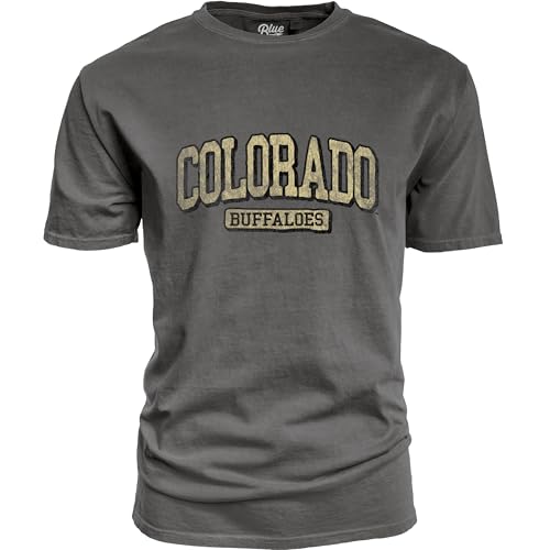 Colorado Buffaloes NCAA Officially Licensed T-Shirt Team Color Dyed Ringspun Vintage, XX-Large