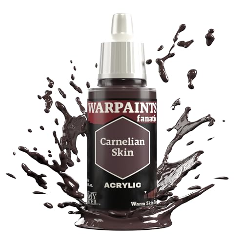 The Army Painter, Warpaints Fanatic Carnelian Skin Single Acrylics, Miniature Hobby Painting, Quality Paint for Miniature Wargaming