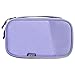 pack all Pencil Pen Case, Portable Pencil Pouch with Zipper, Compact Stationery Bag Makeup Bag, Pencil Bag for Home Office (Purple)