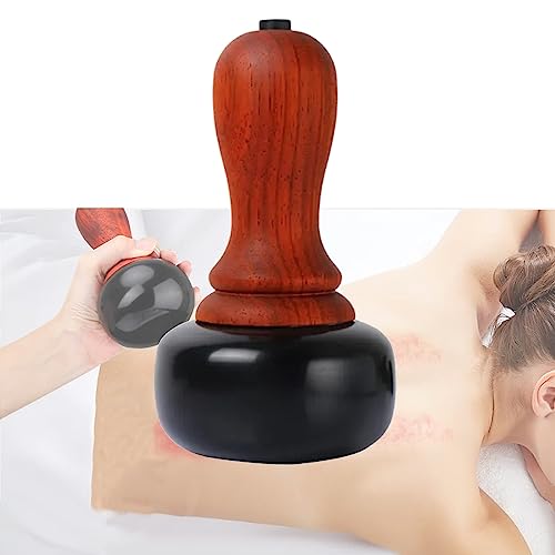 Hot Stone Electric Gua Sha Massager Bian Stone Guasha Tool Skin Scraping Back Face Massage Body Warm Moxibustion Therapy